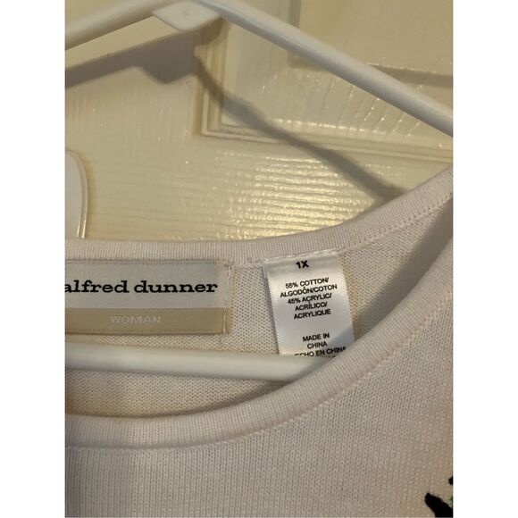 Alfred Dunner SS Floral Sweater NWT 1X - Picture 5 of 11